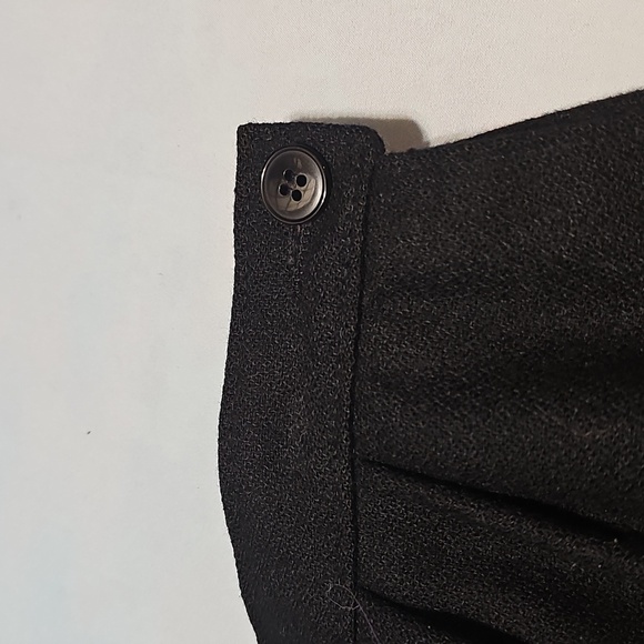 Pendleton Vintage Elegant Lined Black Pencil Skirt Size 10 Virgin Wool - Picture 2 of 6